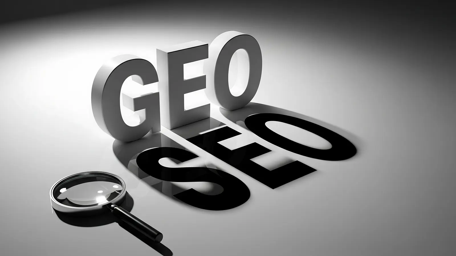 GEO and SEO letter forms representing generative engine optimization